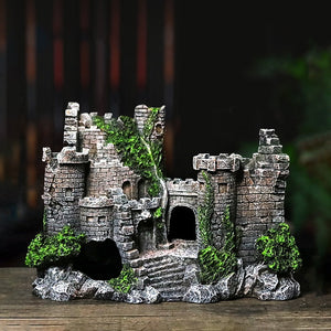 Transform Your Aquarium with Our Aquarium Resin Castle Decoration Ornament
